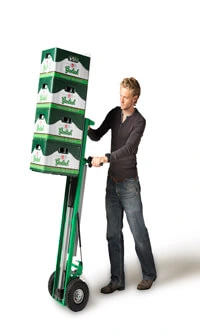 LM75C Tiller®-liftmobile for lifting crates in action